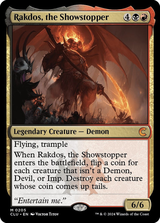Image for Rakdos, the Showstopper (205) (Ravnica: Clue Edition) - Magic: The Gathering