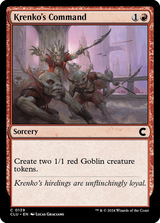 Image for Krenko's Command (139) (Ravnica: Clue Edition) - Magic: The Gathering