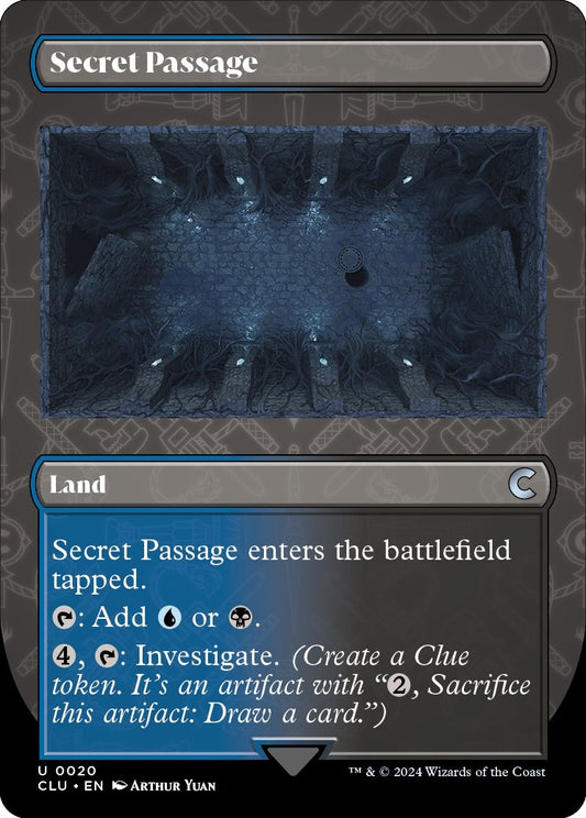 Image for Secret Passage (Borderless) (20) (Ravnica: Clue Edition) - Magic: The Gathering