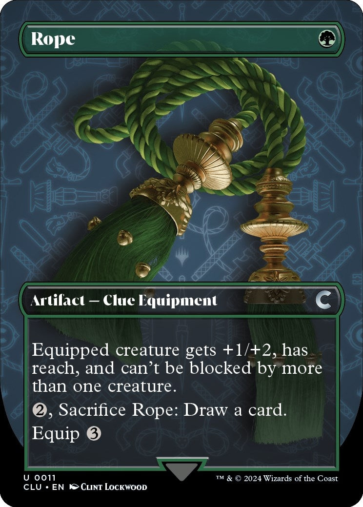Image for Rope (Borderless) (11) (Ravnica: Clue Edition) - Magic: The Gathering