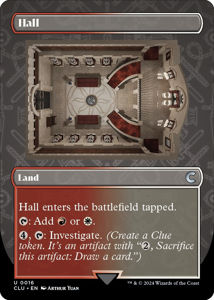 Image for Hall (Borderless) (16) (Ravnica: Clue Edition) - Magic: The Gathering