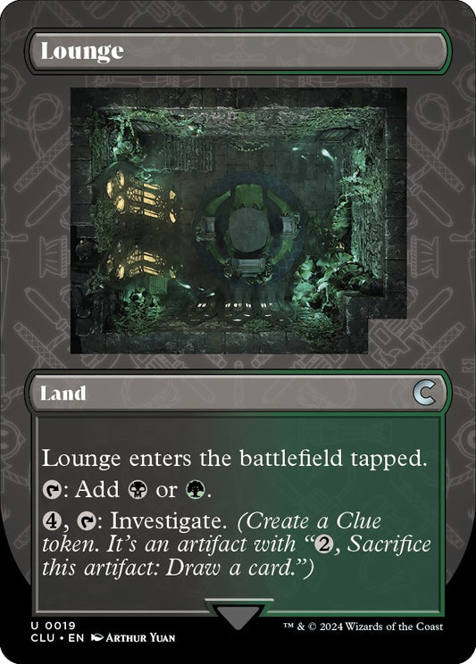 Image for Lounge (Borderless) (19) (Ravnica: Clue Edition) - Magic: The Gathering