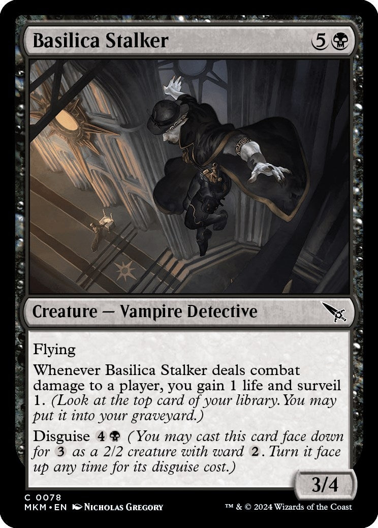 Image for Basilica Stalker (78) (Murders at Karlov Manor) - Magic: The Gathering