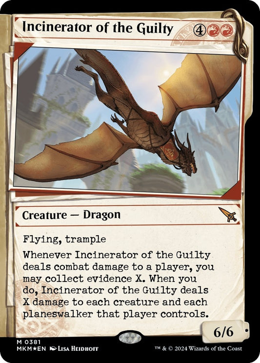 Image for Incinerator of the Guilty (Showcase) (Invisible Ink) (381) (Murders at Karlov Manor) - Magic: The Gathering