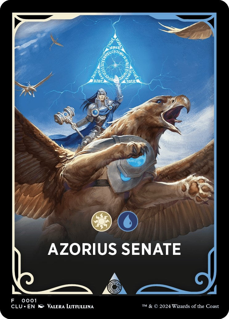 Image for Azorius Senate Theme Card (1) (Ravnica: Clue Edition) - Magic: The Gathering