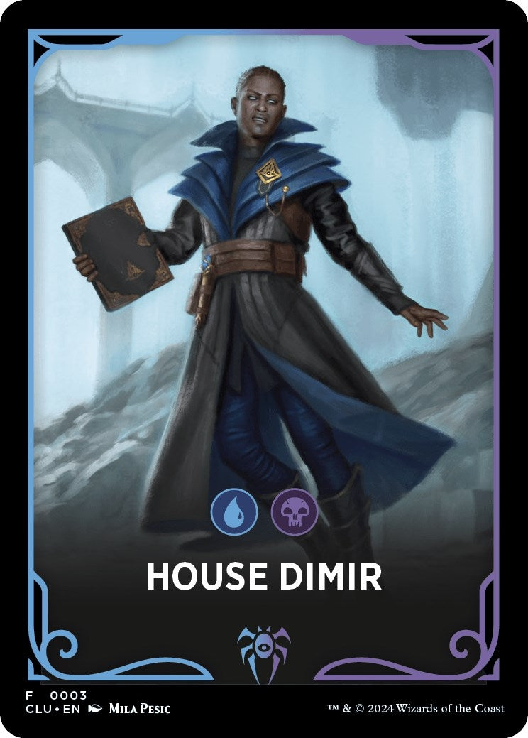 Image for House Dimir Theme Card (3) (Ravnica: Clue Edition) - Magic: The Gathering