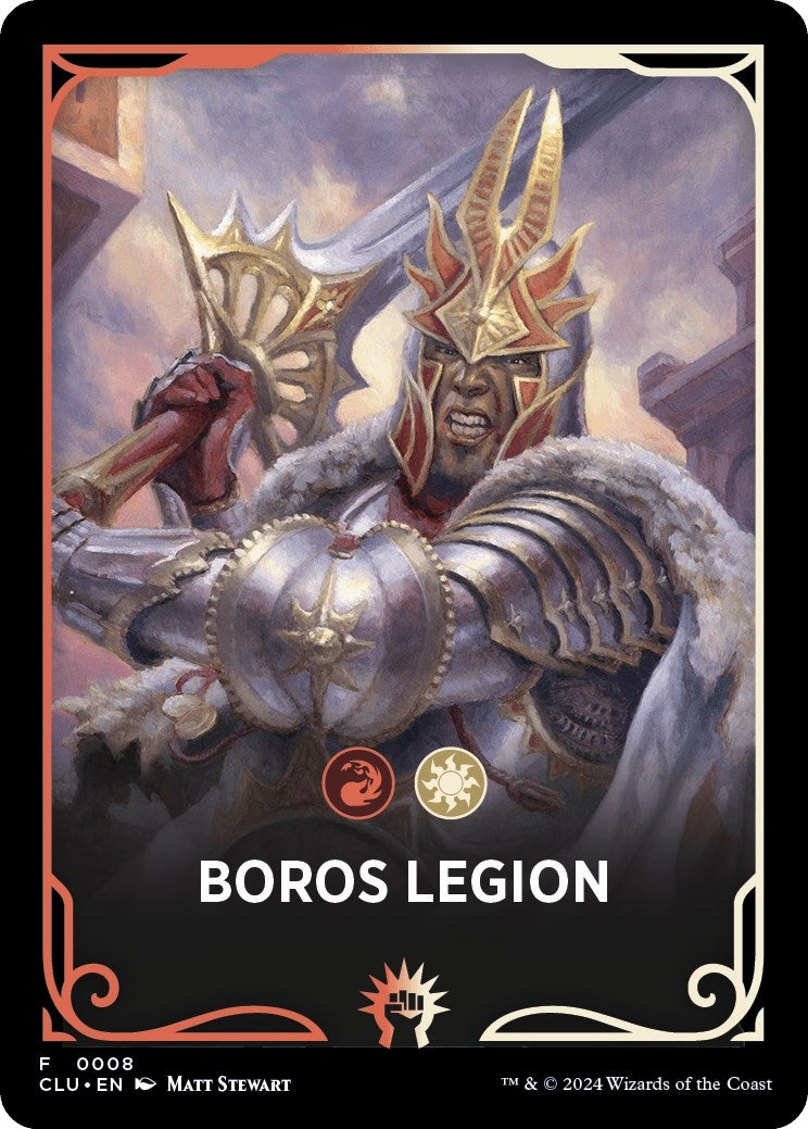 Image for Boros Legion Theme Card (8) (Ravnica: Clue Edition) - Magic: The Gathering