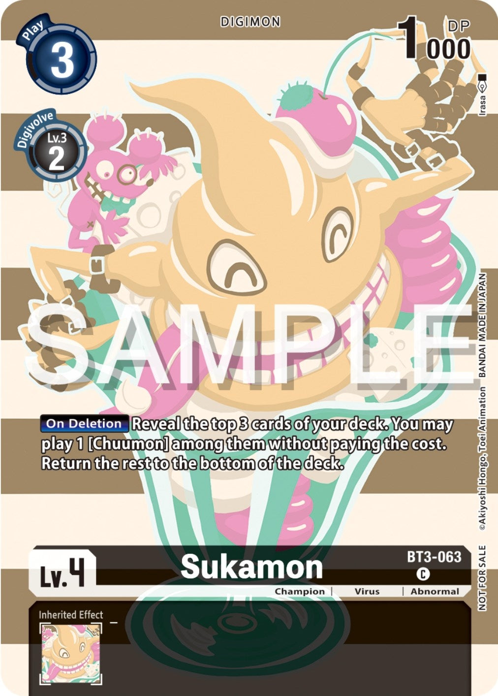 Image for Sukamon (Digimon Illustration Competition Pack 2023) (BT3-063 C) (Release Special Booster 1.0) - Digimon Card Game