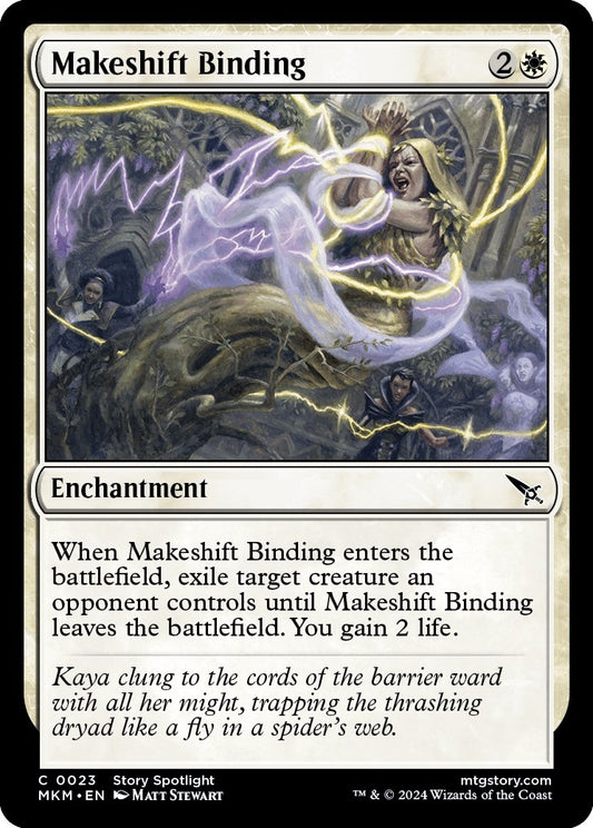 Image for Makeshift Binding (23) (Murders at Karlov Manor) - Magic: The Gathering