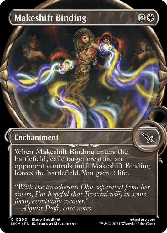 Image for Makeshift Binding (Showcase) (290) (Murders at Karlov Manor) - Magic: The Gathering