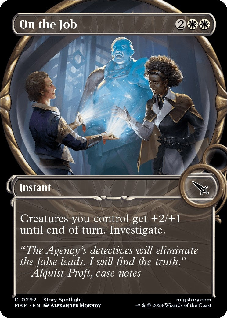 Image for On the Job (Showcase) (292) (Murders at Karlov Manor) - Magic: The Gathering