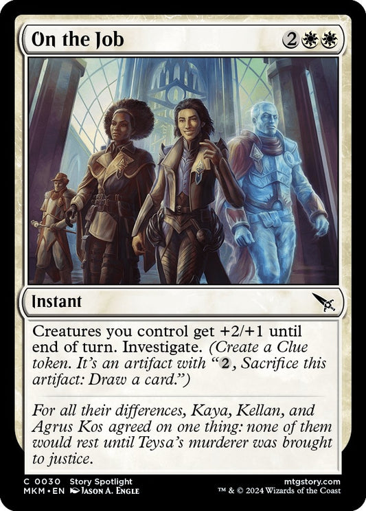 Image for On the Job (30) (Murders at Karlov Manor) - Magic: The Gathering