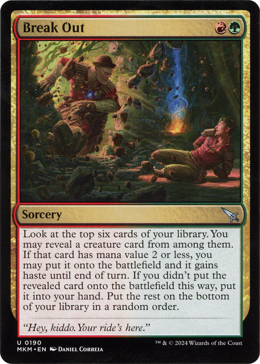 Image for Break Out (a) (190) (Murders at Karlov Manor) - Magic: The Gathering
