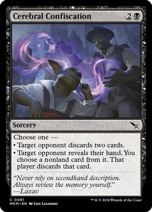 Image for Cerebral Confiscation (81) (Murders at Karlov Manor) - Magic: The Gathering