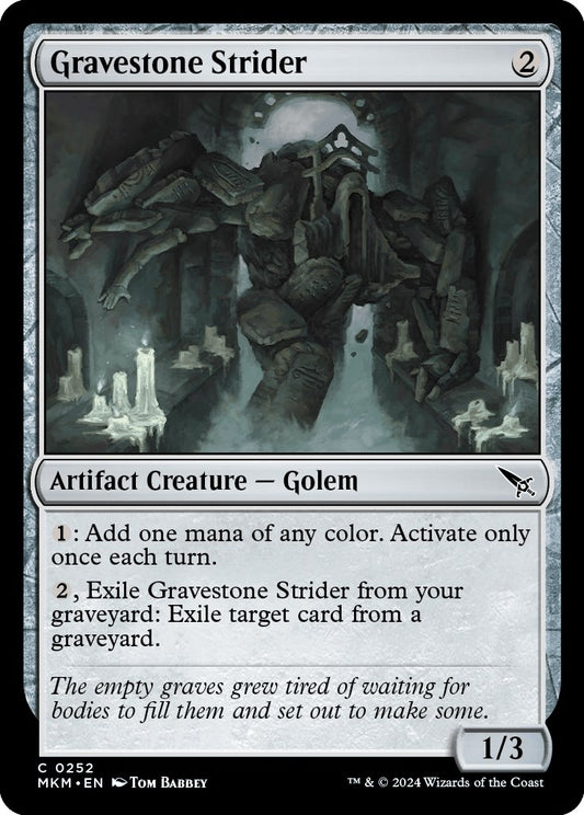 Image for Gravestone Strider (252) (Murders at Karlov Manor) - Magic: The Gathering