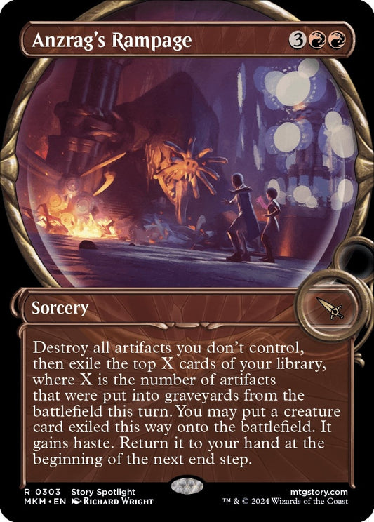 Image for Anzrag's Rampage (Showcase) (303) (Murders at Karlov Manor) - Magic: The Gathering