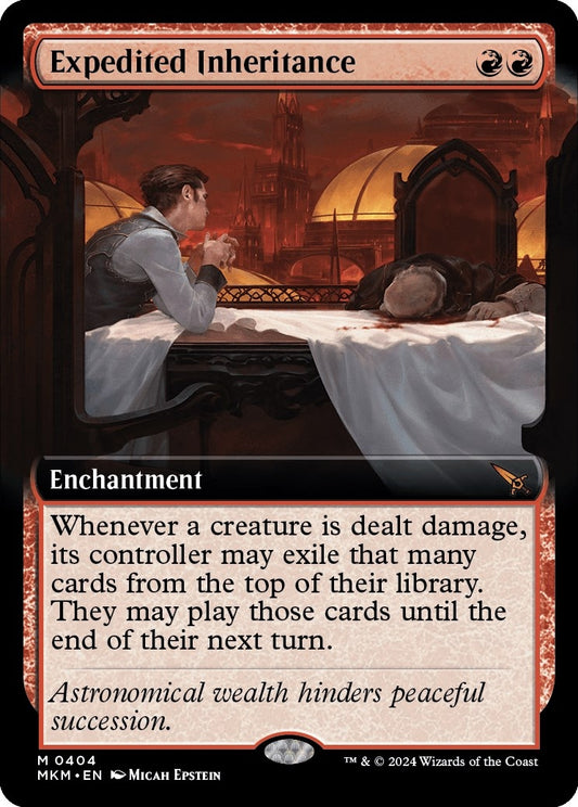 Image for Expedited Inheritance (Extended Art) (404) (Murders at Karlov Manor) - Magic: The Gathering