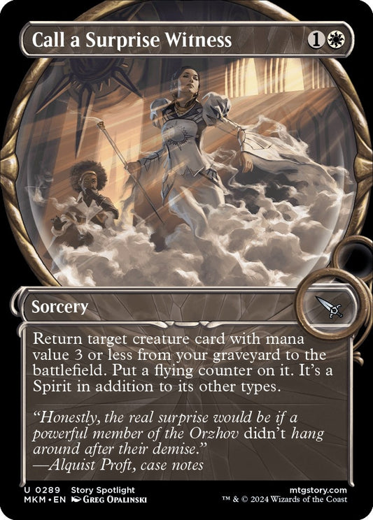 Image for Call a Surprise Witness (Showcase) (289) (Murders at Karlov Manor) - Magic: The Gathering