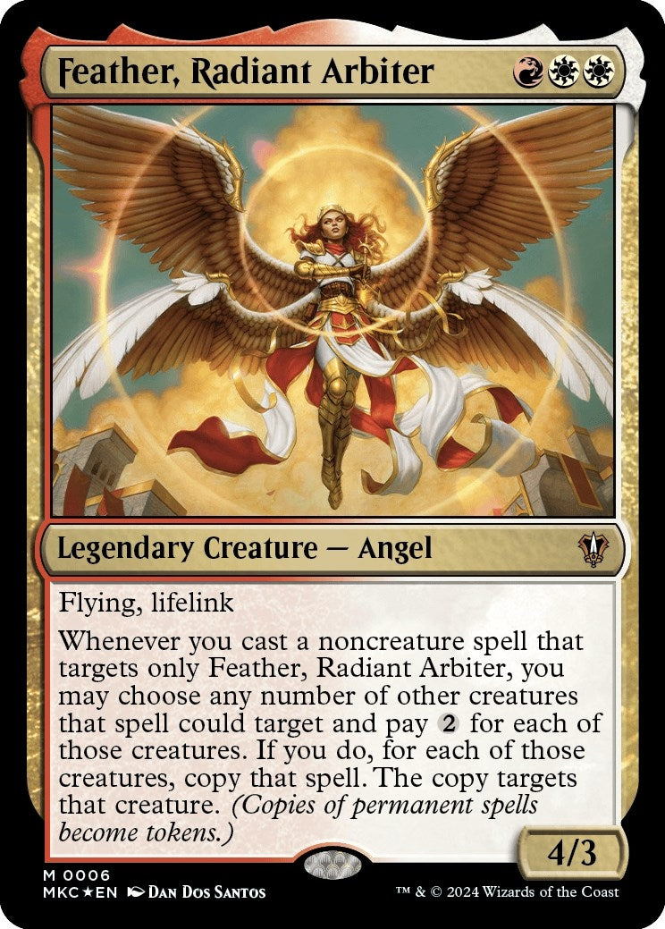 Image for Feather, Radiant Arbiter (6) (Commander: Murders at Karlov Manor) - Magic: The Gathering