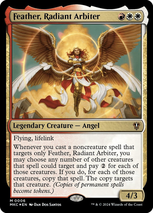 Image for Feather, Radiant Arbiter (6) (Commander: Murders at Karlov Manor) - Magic: The Gathering