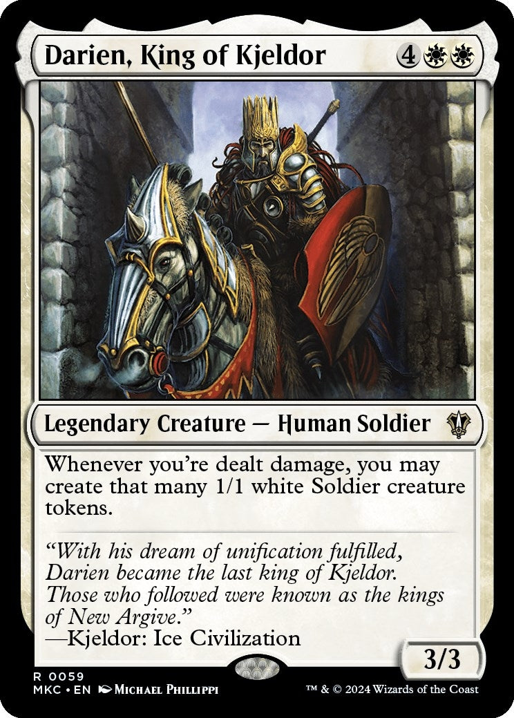 Image for Darien, King of Kjeldor (59) (Commander: Murders at Karlov Manor) - Magic: The Gathering