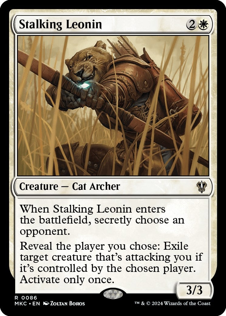 Image for Stalking Leonin (86) (Commander: Murders at Karlov Manor) - Magic: The Gathering