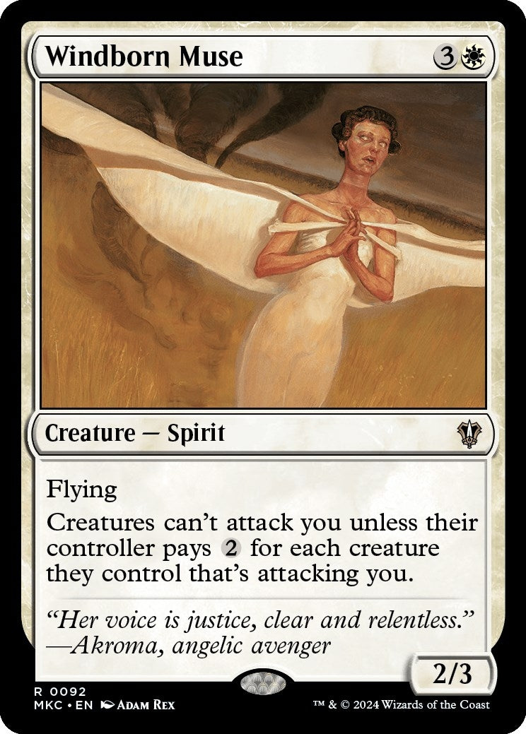 Image for Windborn Muse (92) (Commander: Murders at Karlov Manor) - Magic: The Gathering