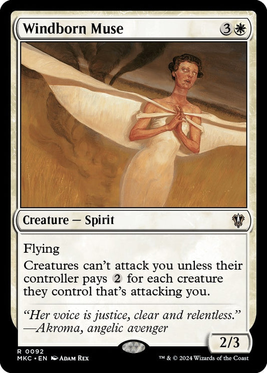 Image for Windborn Muse (92) (Commander: Murders at Karlov Manor) - Magic: The Gathering
