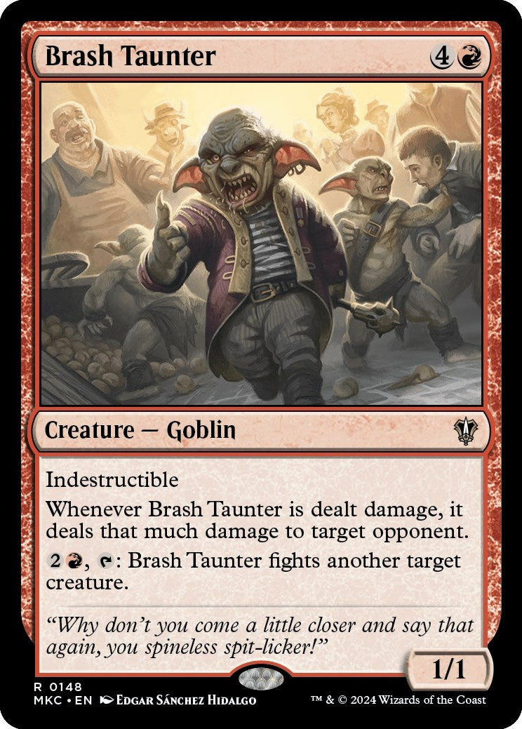 Image for Brash Taunter (148) (Commander: Murders at Karlov Manor) - Magic: The Gathering
