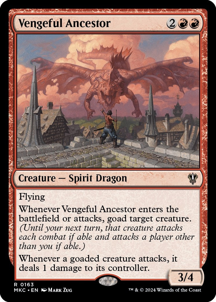 Image for Vengeful Ancestor (163) (Commander: Murders at Karlov Manor) - Magic: The Gathering