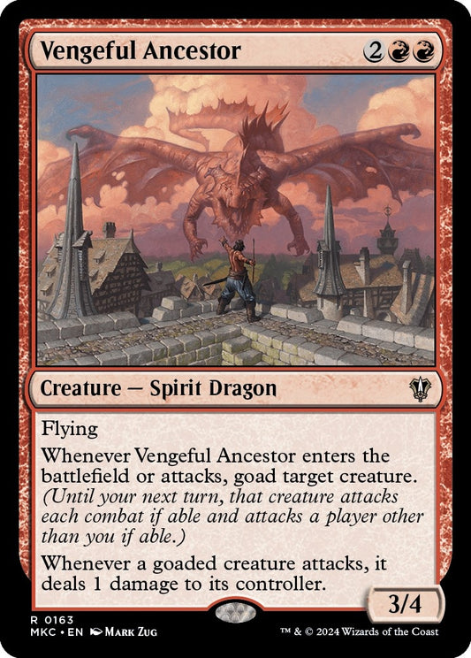 Image for Vengeful Ancestor (163) (Commander: Murders at Karlov Manor) - Magic: The Gathering