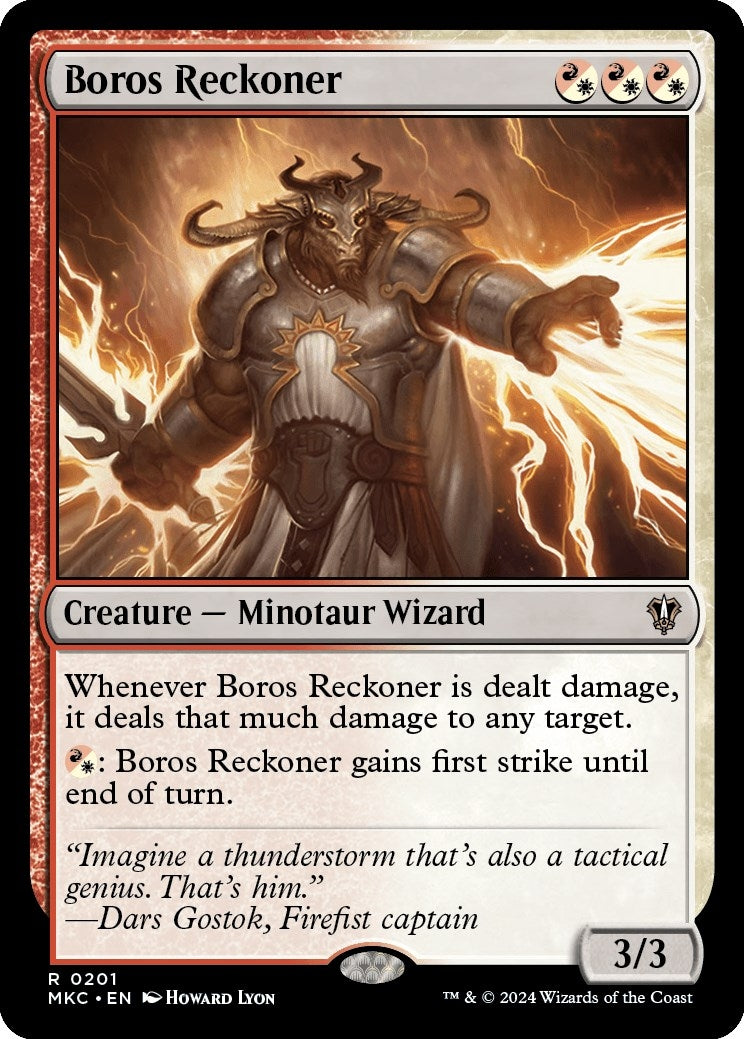 Image for Boros Reckoner (201) (Commander: Murders at Karlov Manor) - Magic: The Gathering