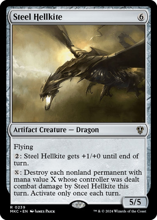 Image for Steel Hellkite (239) (Commander: Murders at Karlov Manor) - Magic: The Gathering
