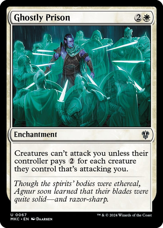 Image for Ghostly Prison (67) (Commander: Murders at Karlov Manor) - Magic: The Gathering