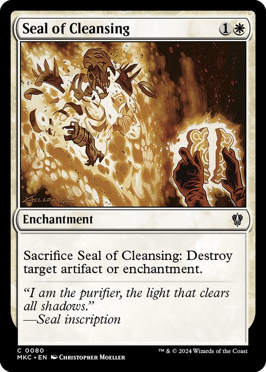 Image for Seal of Cleansing (80) (Commander: Murders at Karlov Manor) - Magic: The Gathering