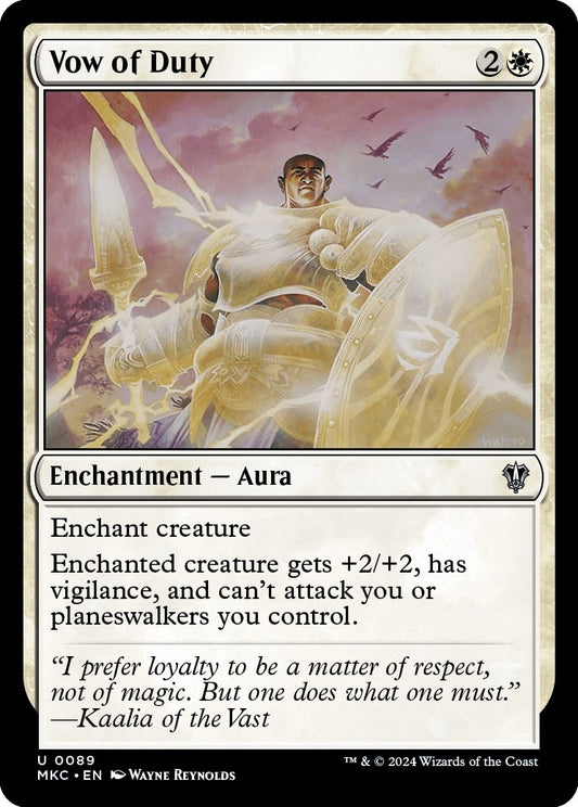 Image for Vow of Duty (89) (Commander: Murders at Karlov Manor) - Magic: The Gathering
