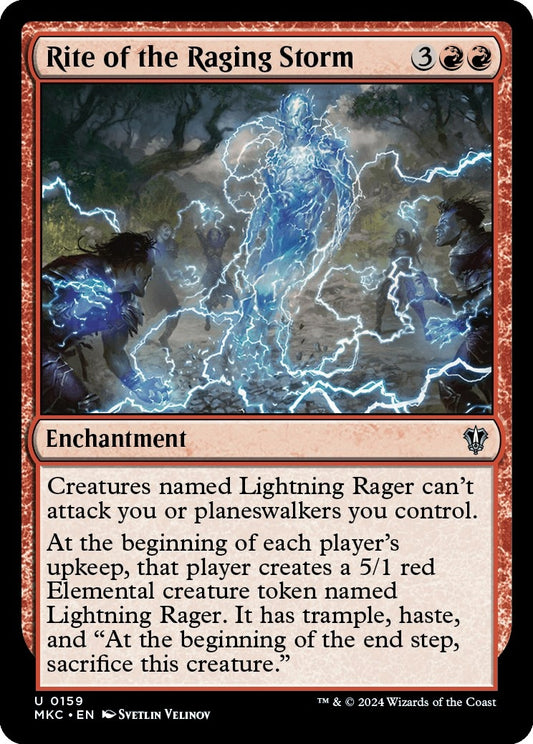 Image for Rite of the Raging Storm (159) (Commander: Murders at Karlov Manor) - Magic: The Gathering