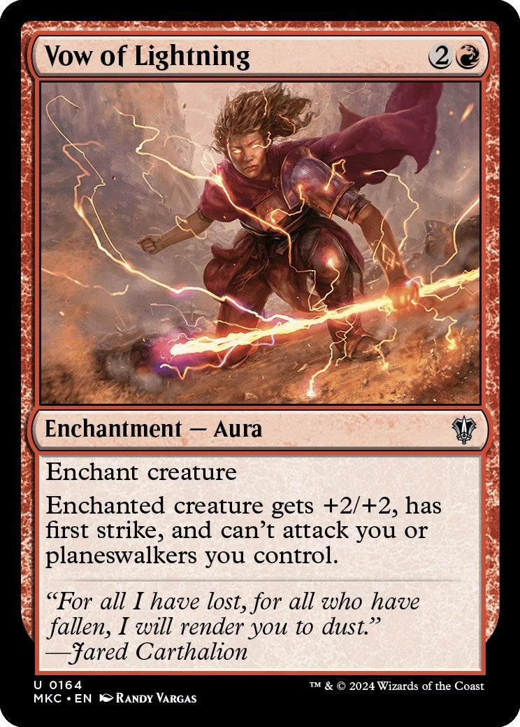 Image for Vow of Lightning (164) (Commander: Murders at Karlov Manor) - Magic: The Gathering