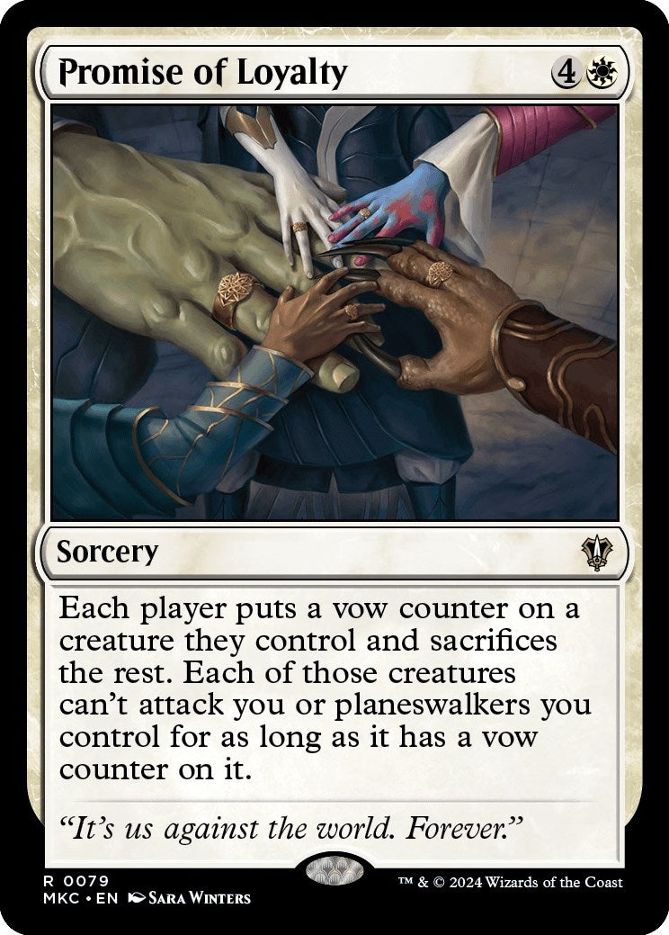 Image for Promise of Loyalty (79) (Commander: Murders at Karlov Manor) - Magic: The Gathering