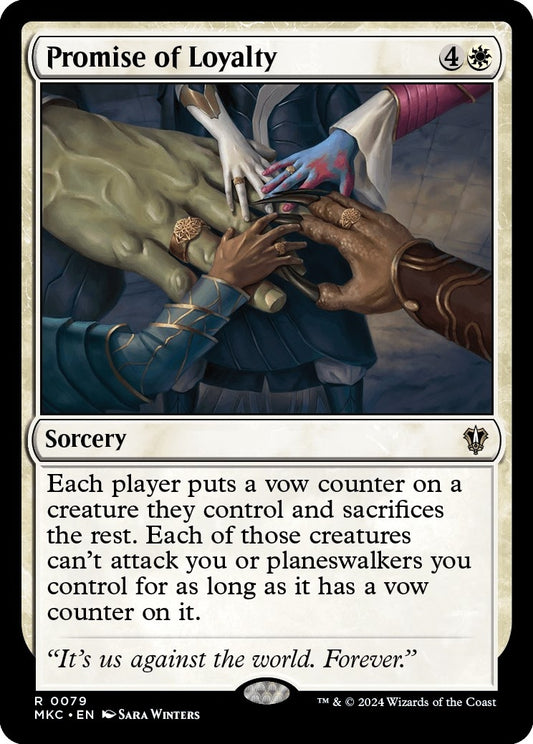 Image for Promise of Loyalty (79) (Commander: Murders at Karlov Manor) - Magic: The Gathering