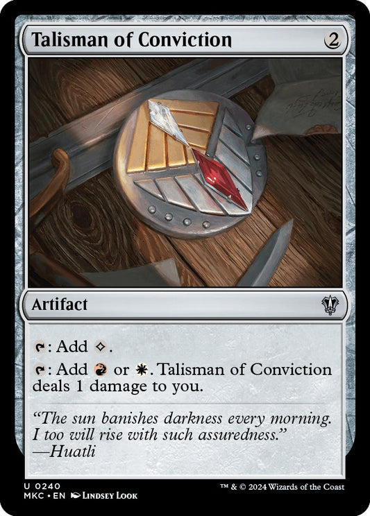 Image for Talisman of Conviction (240) (Commander: Murders at Karlov Manor) - Magic: The Gathering