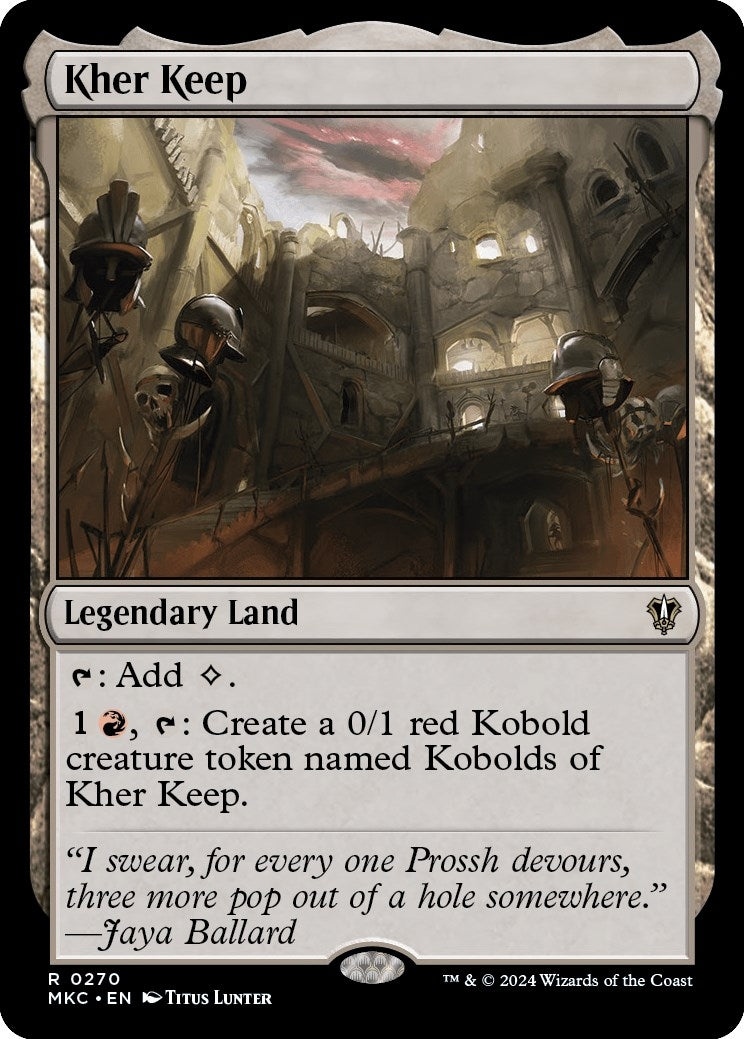 Image for Kher Keep (270) (Commander: Murders at Karlov Manor) - Magic: The Gathering