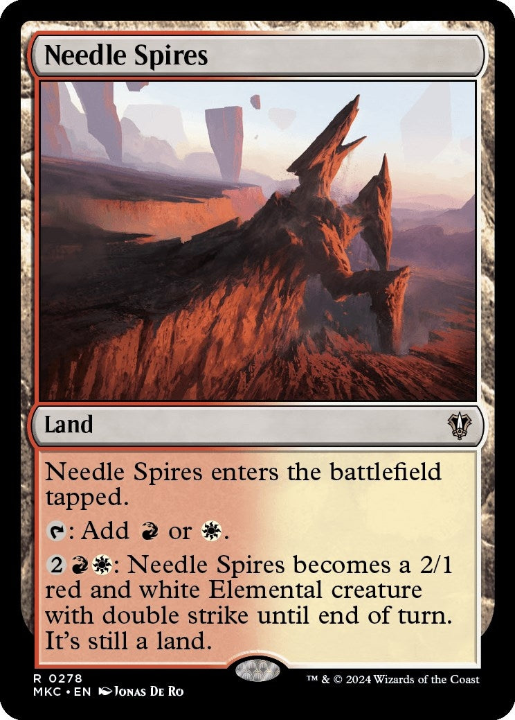 Image for Needle Spires (278) (Commander: Murders at Karlov Manor) - Magic: The Gathering