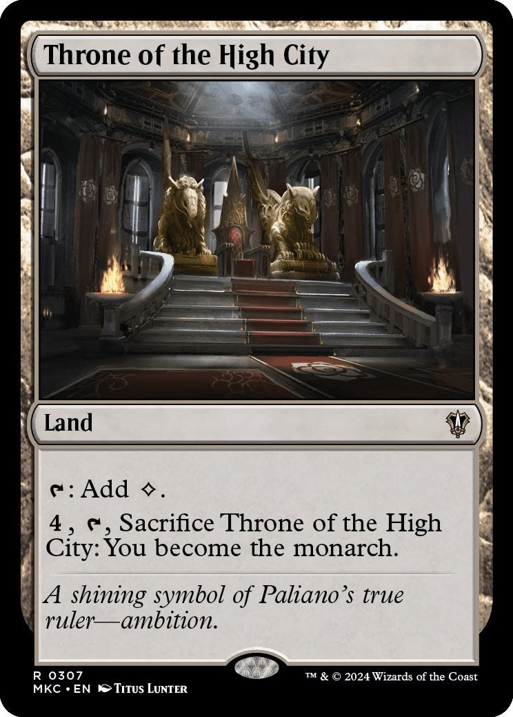 Image for Throne of the High City (307) (Commander: Murders at Karlov Manor) - Magic: The Gathering