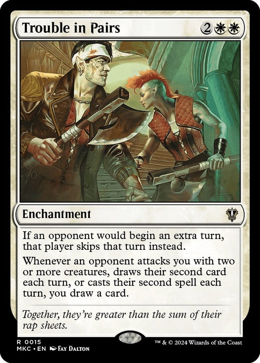 Image for Trouble in Pairs (15) (Commander: Murders at Karlov Manor) - Magic: The Gathering