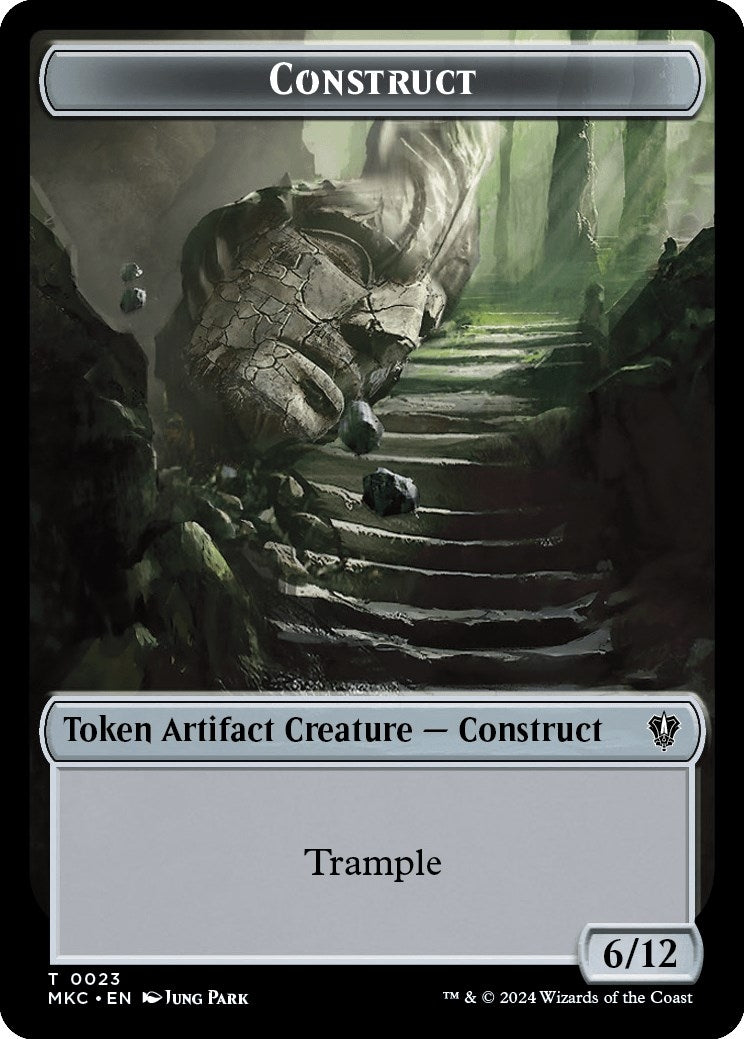 Image for Construct // Soldier Double-Sided Token (23 // 3) (Commander: Murders at Karlov Manor) - Magic: The Gathering