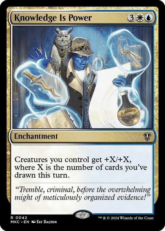 Image for Knowledge is Power (42) (Commander: Murders at Karlov Manor) - Magic: The Gathering