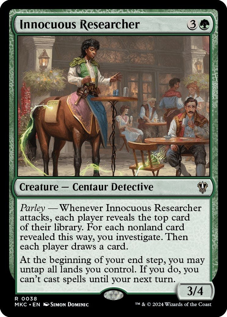 Image for Innocuous Researcher (38) (Commander: Murders at Karlov Manor) - Magic: The Gathering