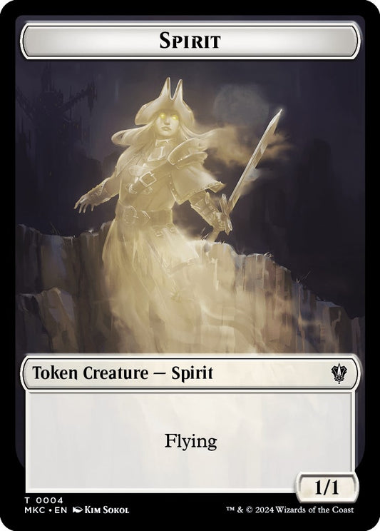 Image for Spirit // Phyrexian Germ Double-Sided Token (4 // 10) (Commander: Murders at Karlov Manor) - Magic: The Gathering