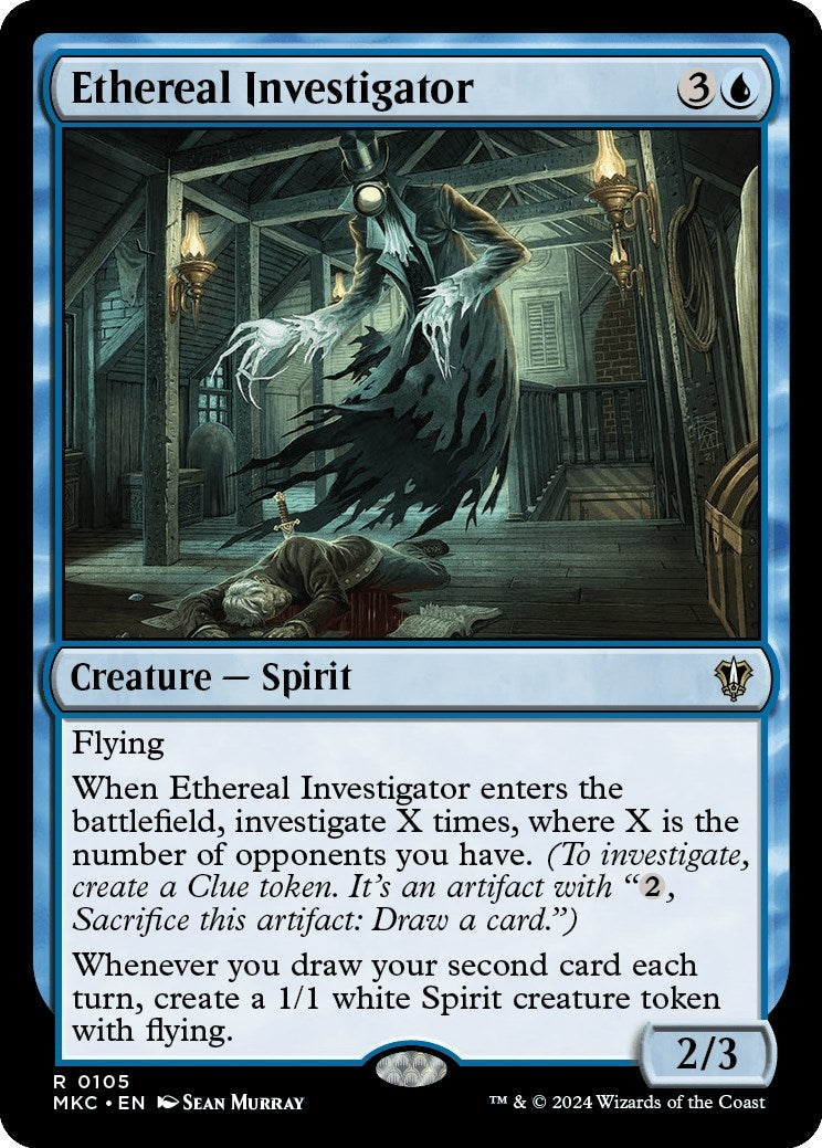 Image for Ethereal Investigator (105) (Commander: Murders at Karlov Manor) - Magic: The Gathering